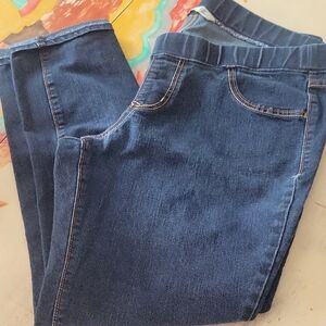 Old Navy Blue Jeggings Comfortable Stretch Fit 16W